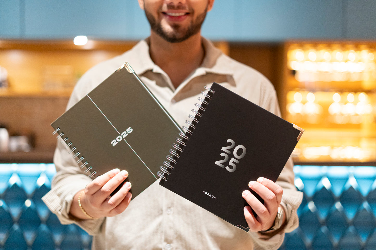 Agenda Amelie para hombre 2025 Portada Negra