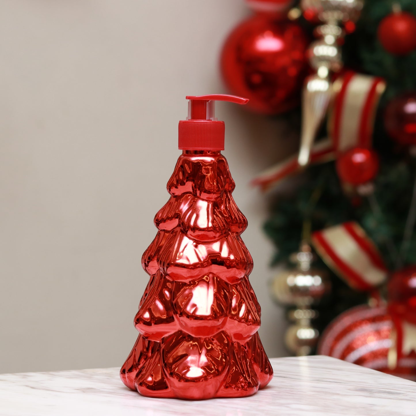 Jabón de mano de temporada navideña